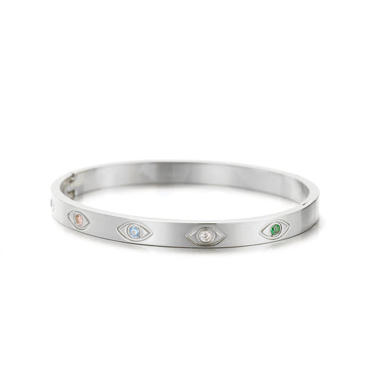 ''BANGLE EYE'' ZILVEREN ARMBAND