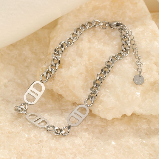 ''SUPER GOODLIFE'' ZILVEREN  ARMBAND