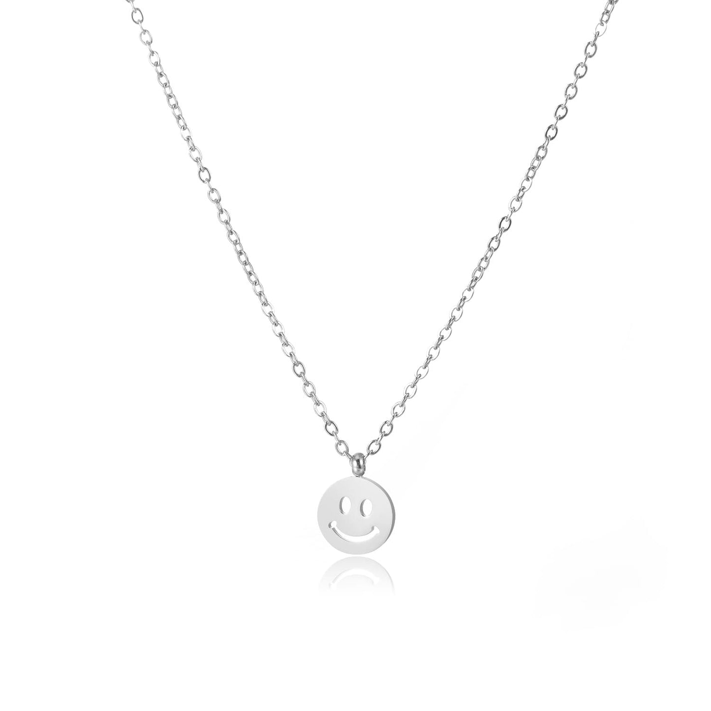 ''HAPPY'' ZILVEREN KETTING