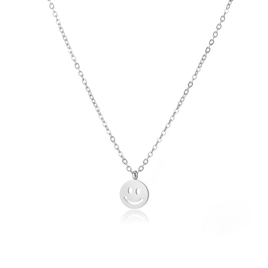 ''HAPPY'' ZILVEREN KETTING