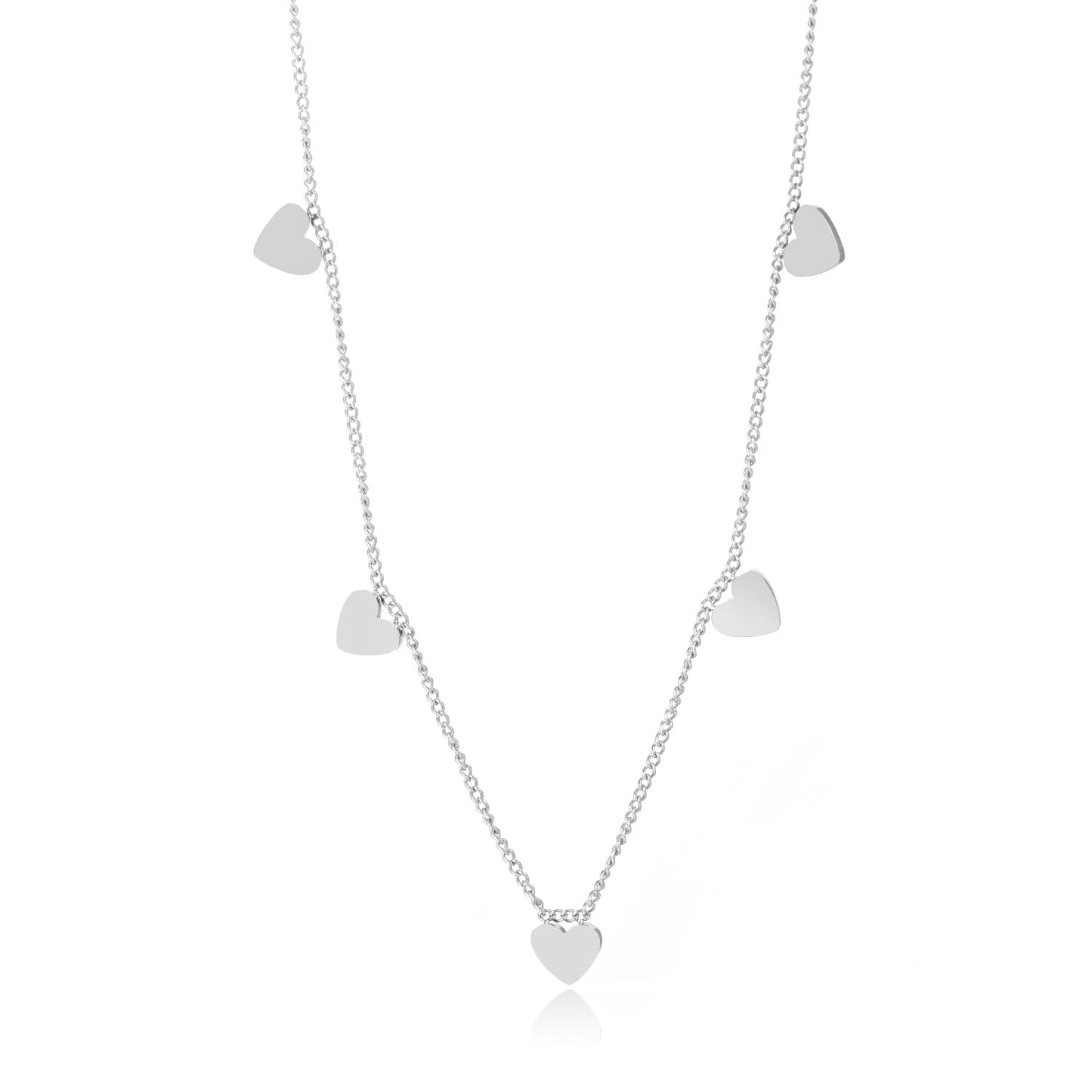 ''HEART'' ZILVEREN KETTING