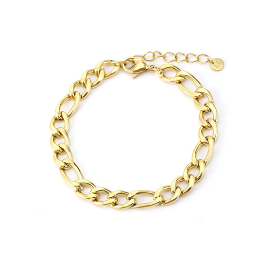 ''BASIC'' GOUDEN  ARMBAND(7mm)