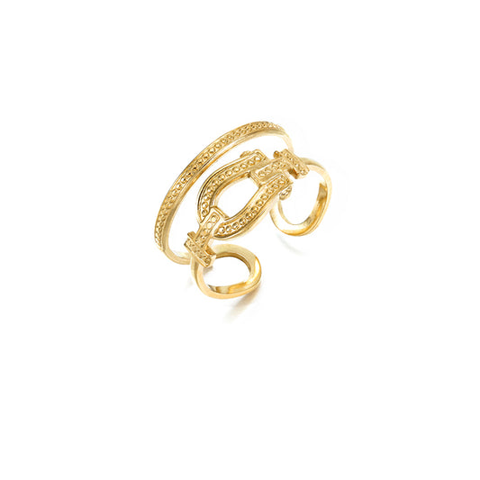 ''GESP"' GOUDEN RING