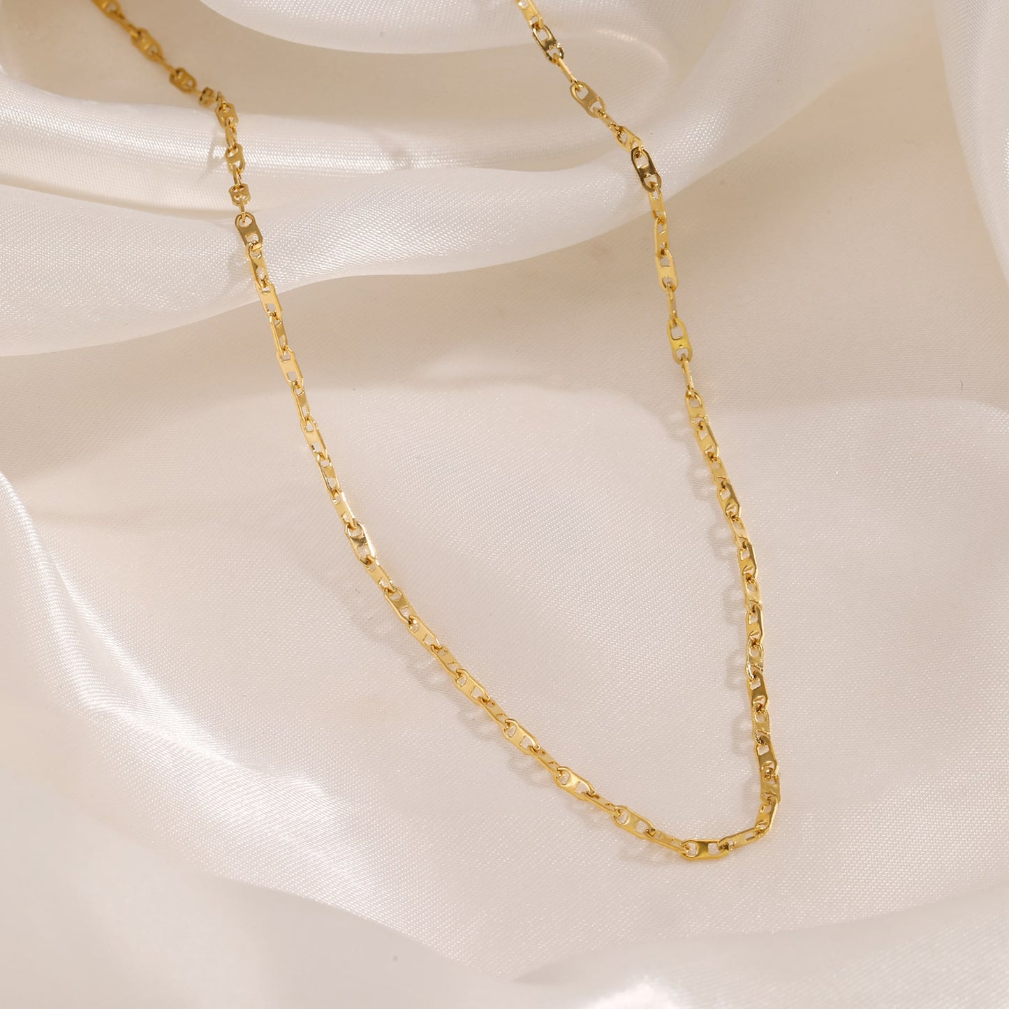 "SCHAKELS" GOUDEN KETTING