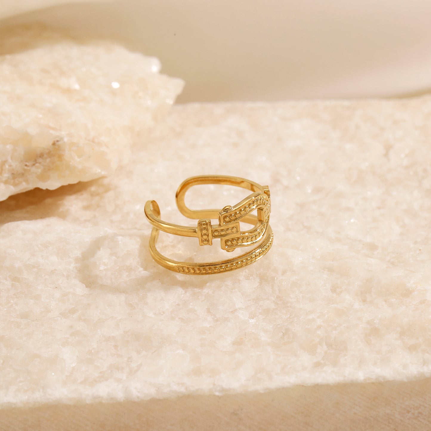 ''GESP"' GOUDEN RING