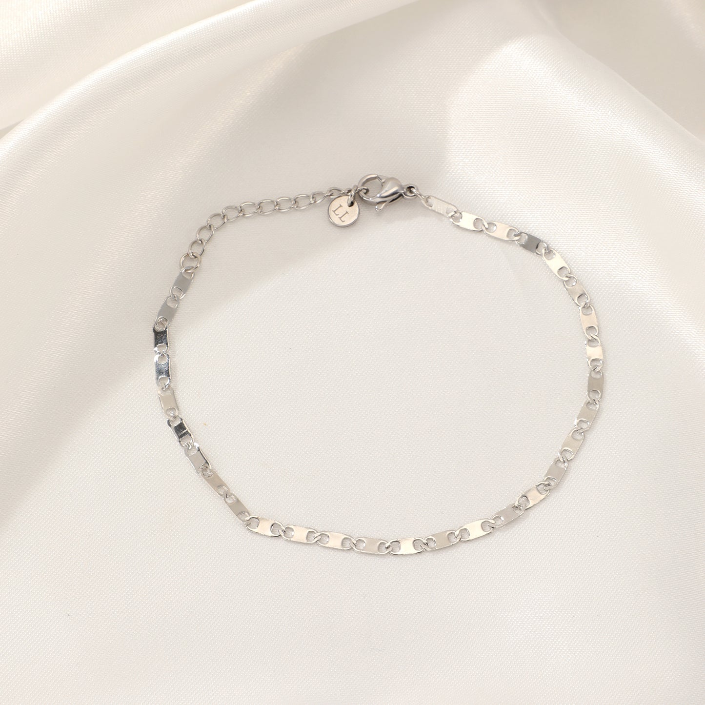 ''HAAKSE SCHAKEL'' GOUDEN ARMBAND