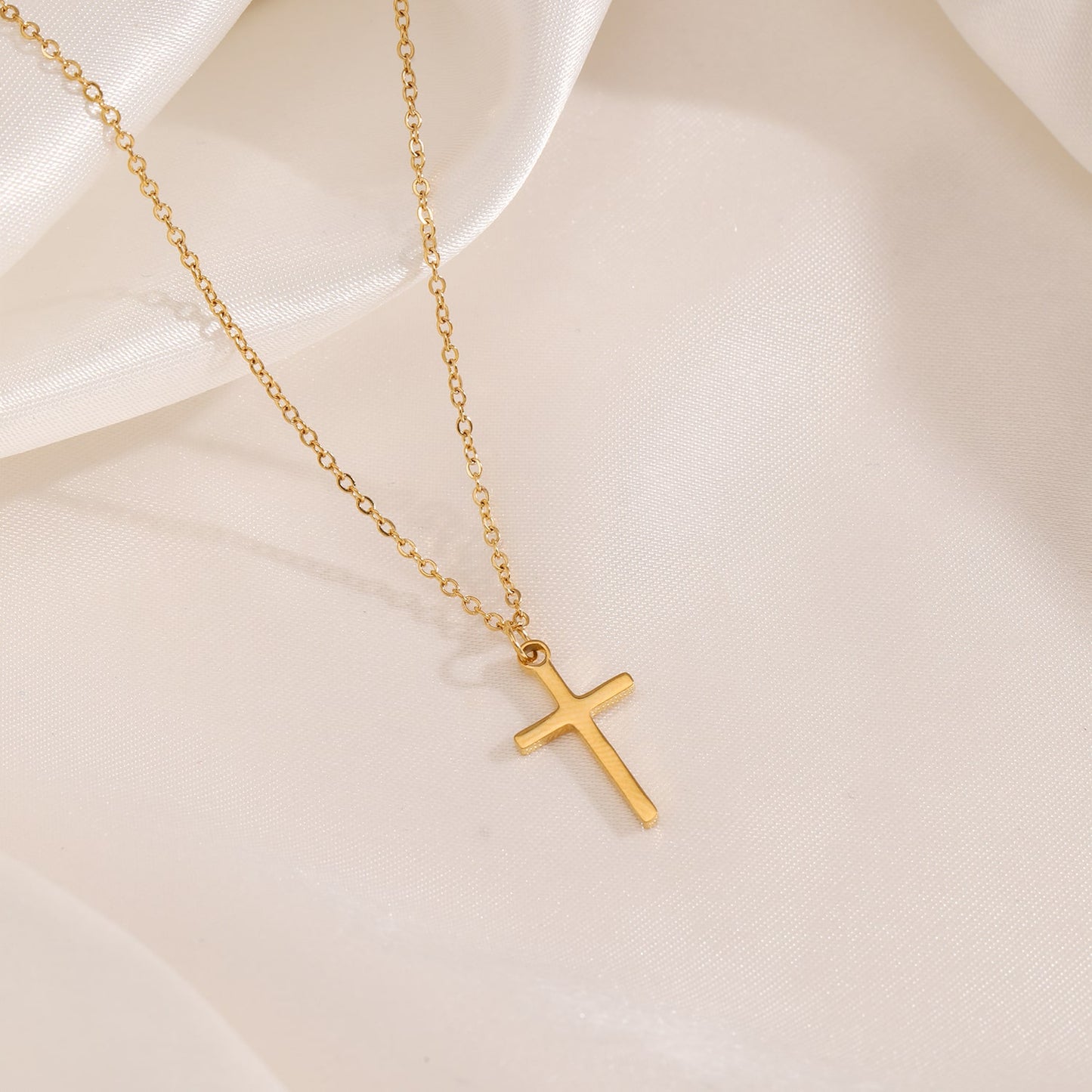 ''KRUISJE"" GOUDEN KETTING