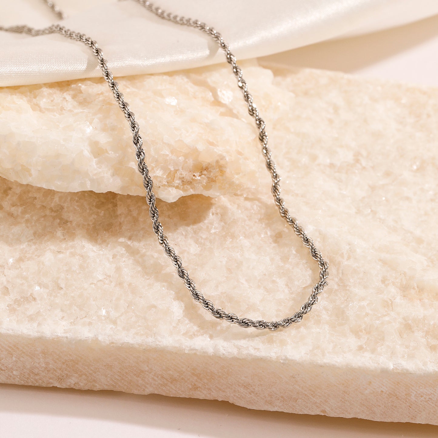 ''ROPE'' ZILVEREN KETTING (4mm)