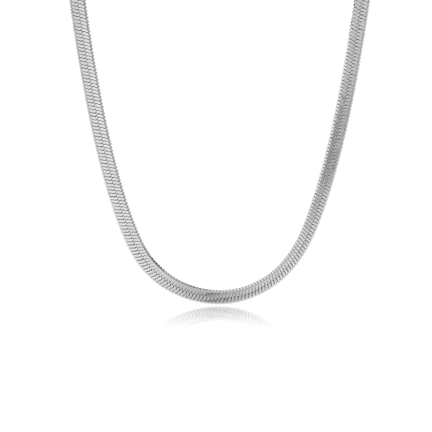 'PLATTE KETTING'' ZILVEREN KETTING (2,5mm)