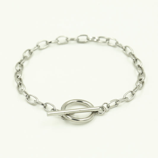 ''KAPITTELSLOT" ZILVEREN ARMBAND