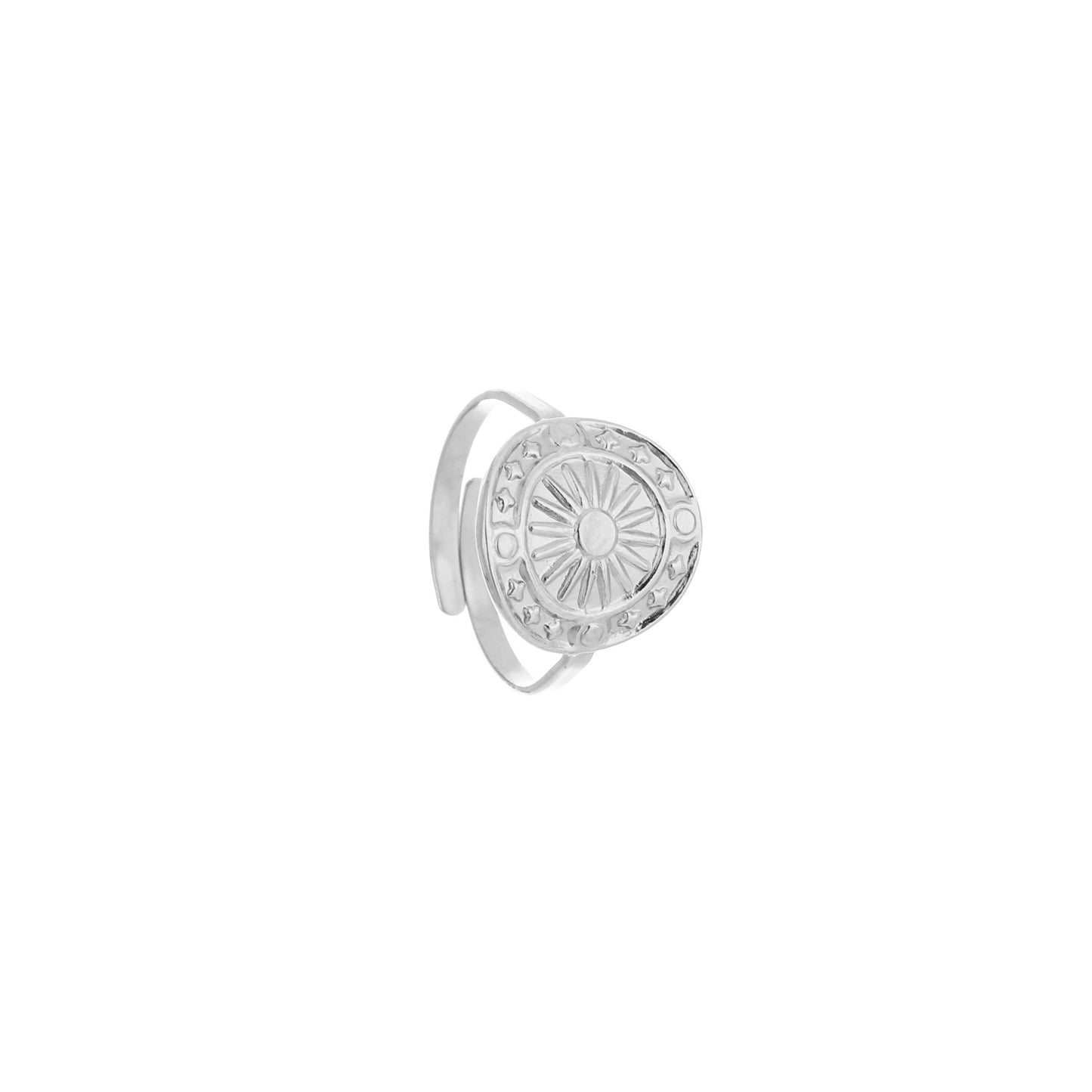 ''ZON" ZILVEREN RING