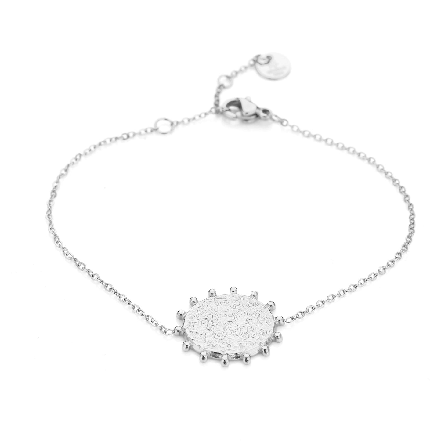 ''PLAAT HARTJE'' ZILVEREN ARMBAND