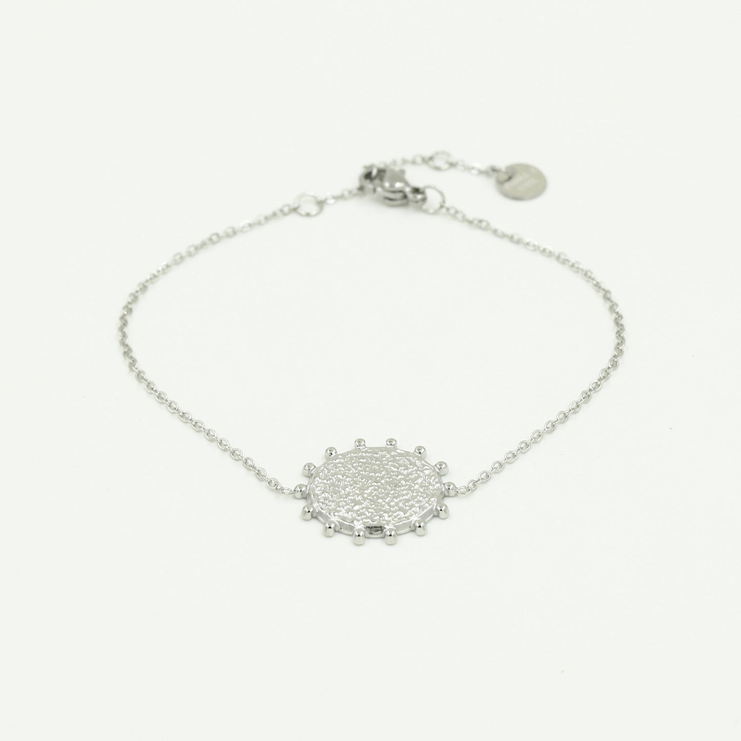 ''PLAAT HARTJE'' ZILVEREN ARMBAND