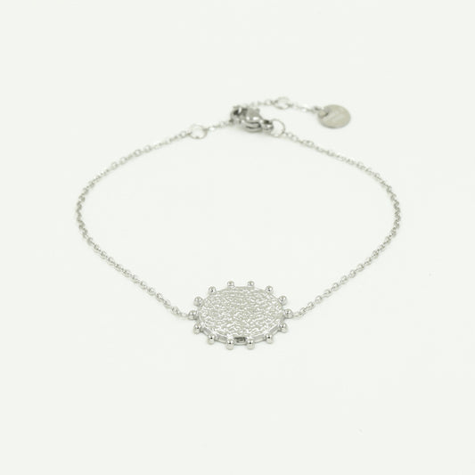 ''PLAAT HARTJE'' ZILVEREN ARMBAND