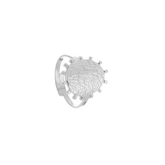 ''PRINT" ZILVEREN RING