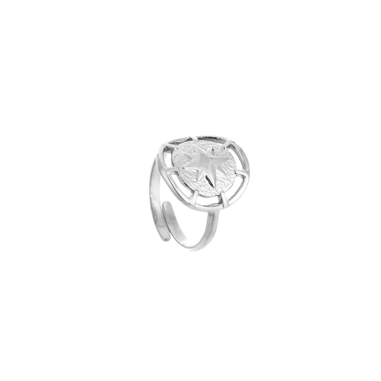 ''HOLY STER" ZILVEREN RING