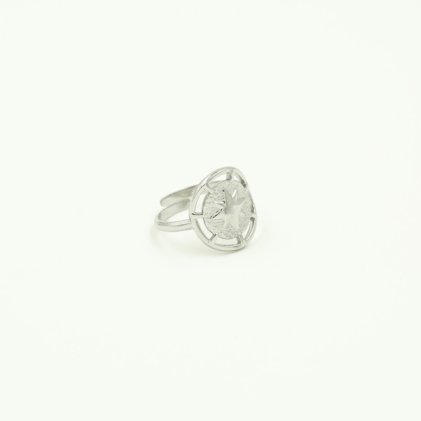 ''HOLY STER" ZILVEREN RING