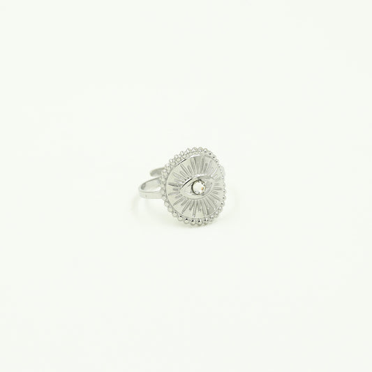 ''OOG" ZILVEREN RING
