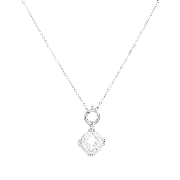 ''OPEN STER'' ZILVEREN KETTING