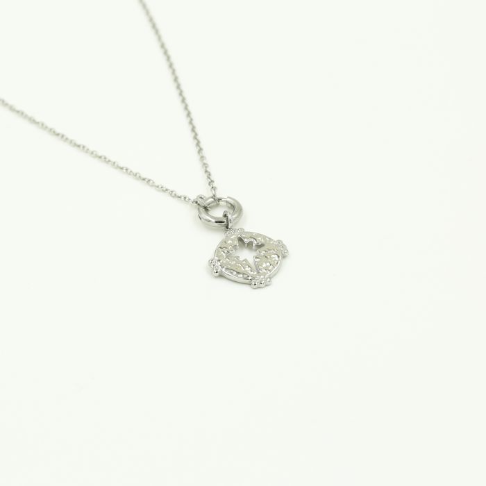 ''OPEN STER'' ZILVEREN KETTING