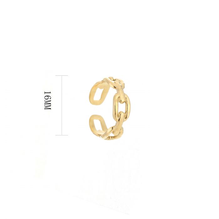 ''SCHAKEL" GOUDEN RING