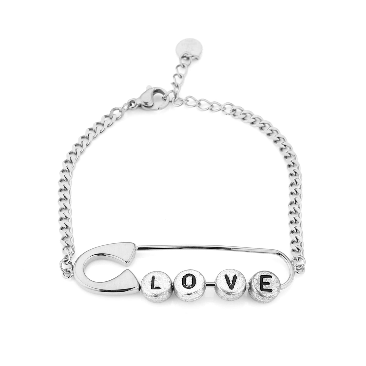 ''SAFETYPIN'' ZILVEREN ARMBAND