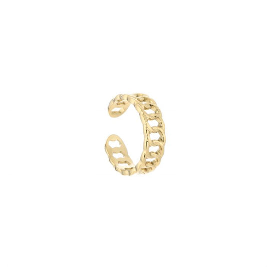 ''SCHAKEL" GOUDEN RING