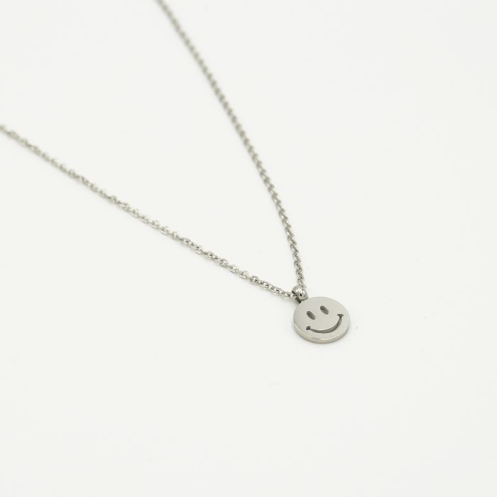 ''HAPPY'' ZILVEREN KETTING