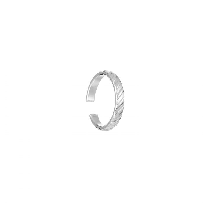 ''WIZA" ZILVEREN RING