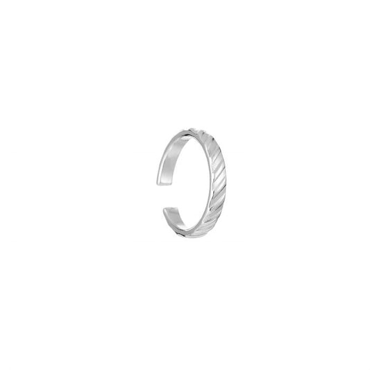 ''WIZA" ZILVEREN RING
