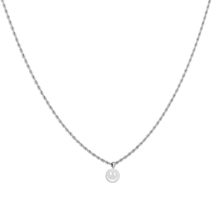 ''HAPPY ROPE'' ZILVEREN KETTING