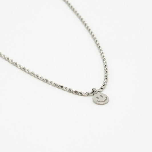''HAPPY ROPE'' ZILVEREN KETTING
