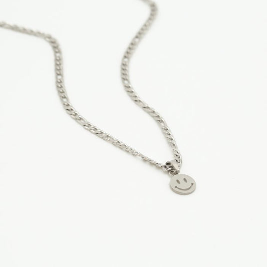 'SCHAKEL HAPPY'' ZILVEREN KETTING