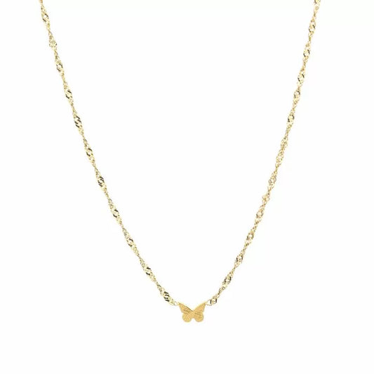 "VLINDER" GOUDEN KETTING
