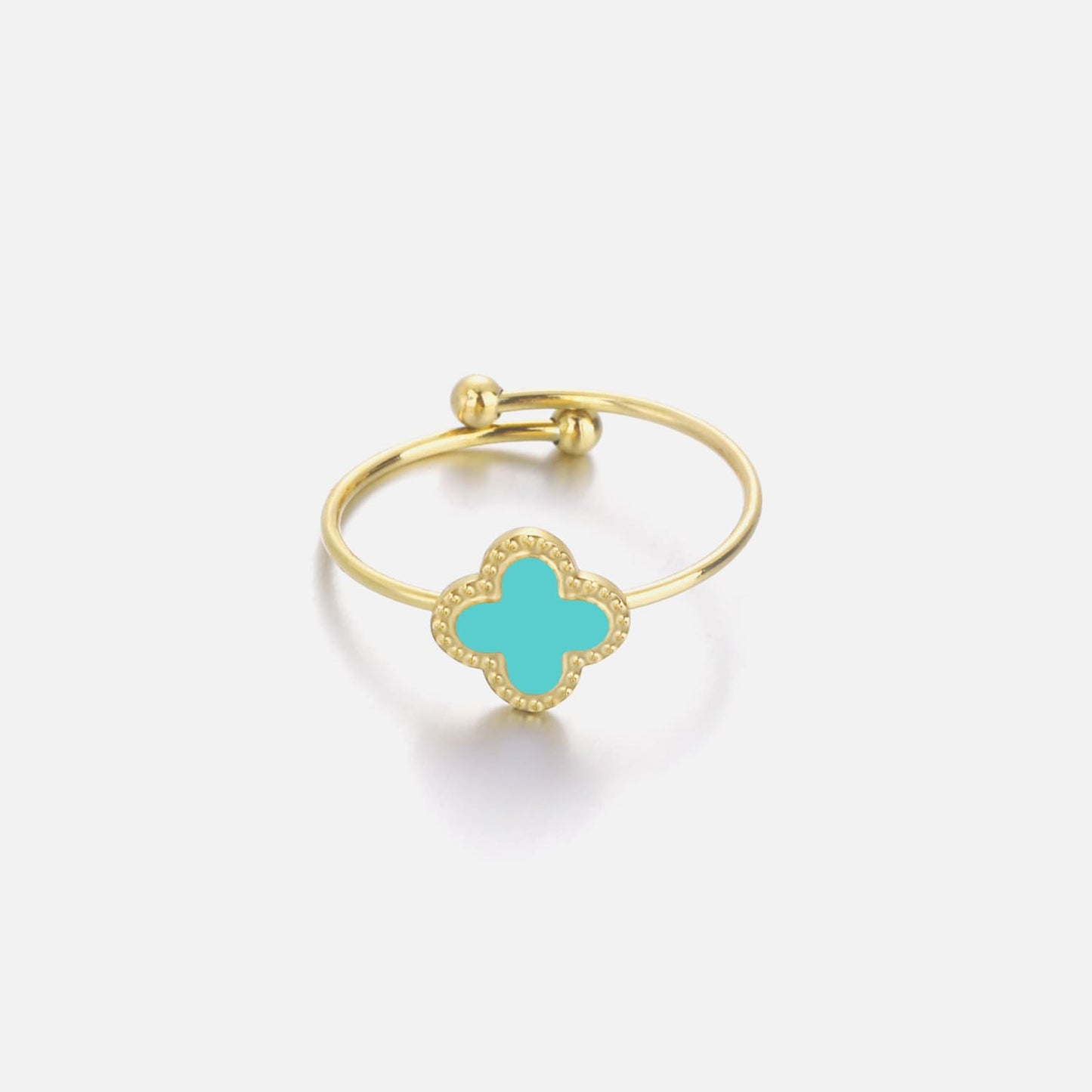 ''KLAVER MINT" GOUDEN RING