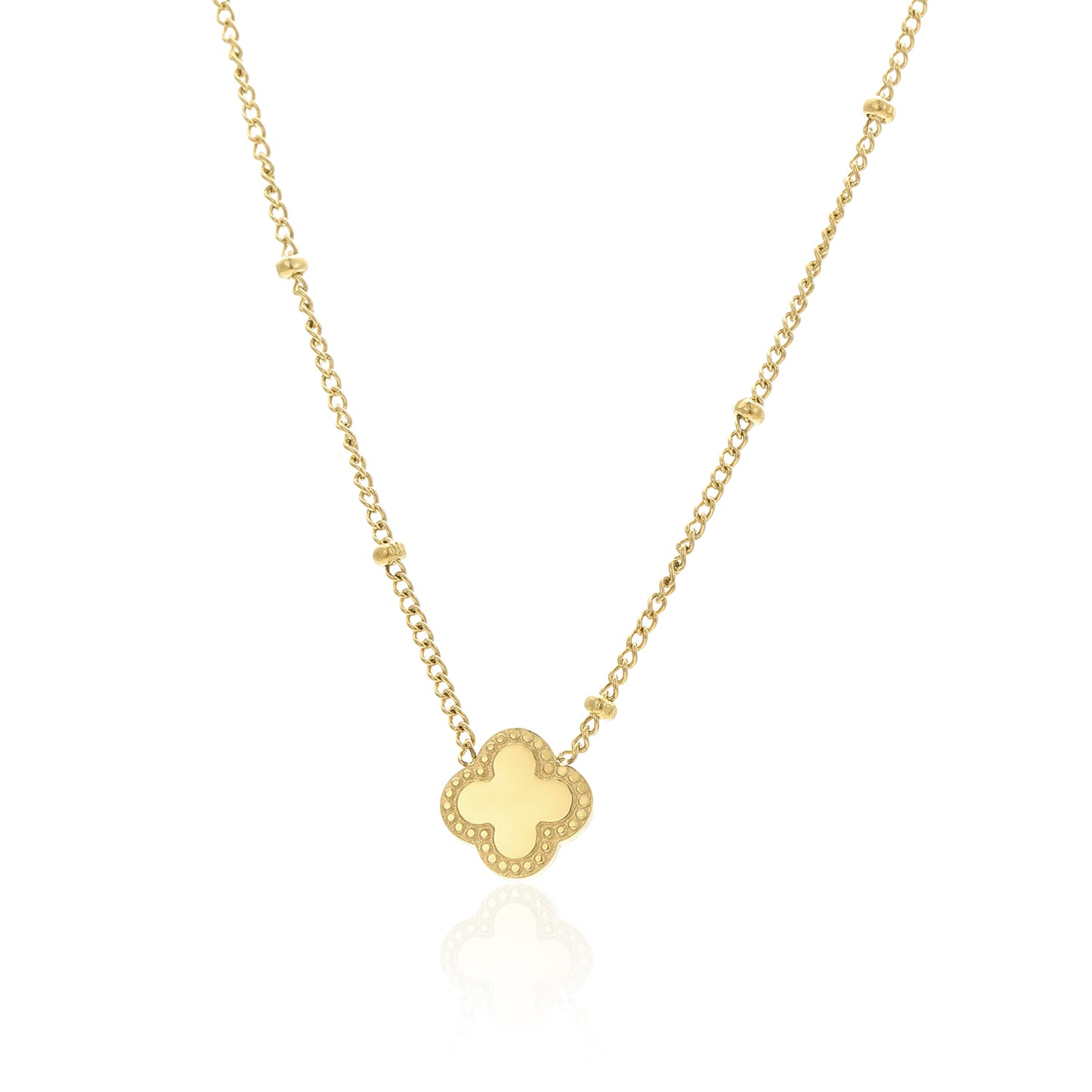 "KLAVER GOUD" GOUDEN KETTING