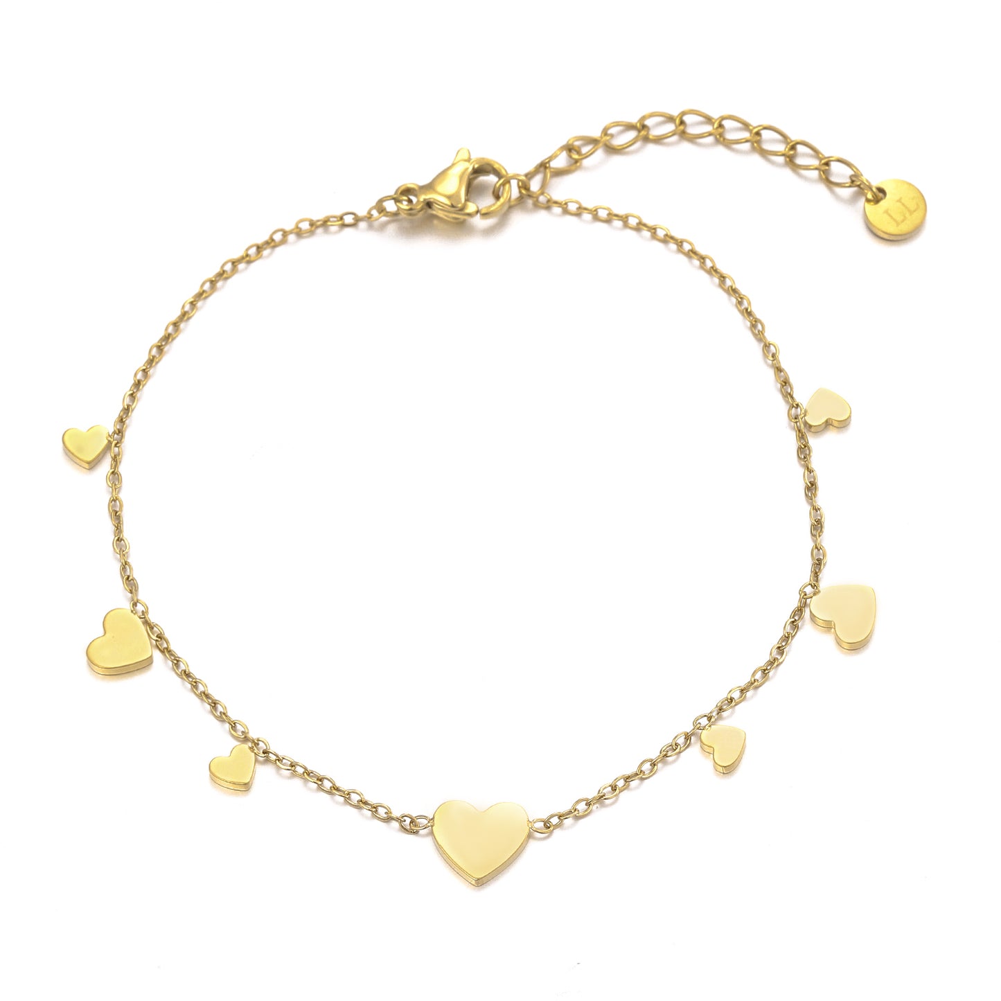 ''HARTJESSS'' GOUDEN ARMBAND