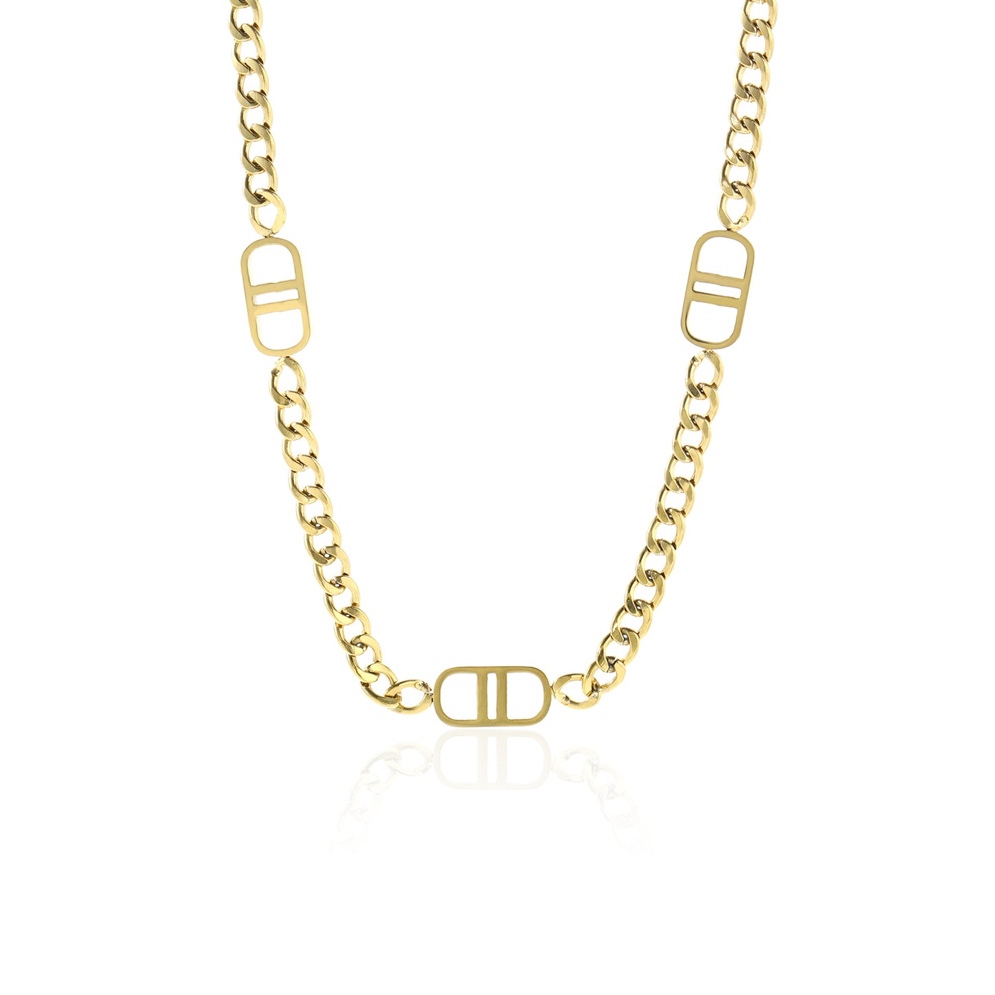 ''DOUBLE D'' GOUDEN KETTING