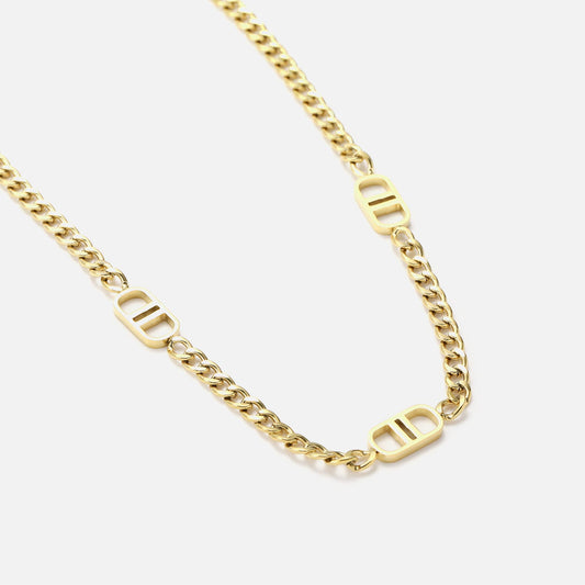''DOUBLE D'' GOUDEN KETTING