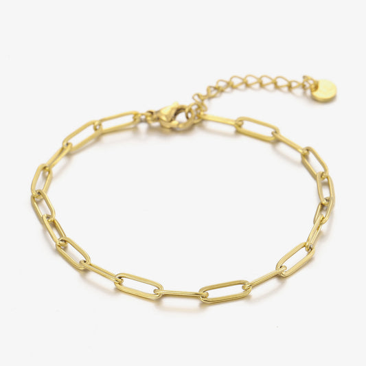 ''KLEINE SCHAKELS" GOUDEN ARMBAND