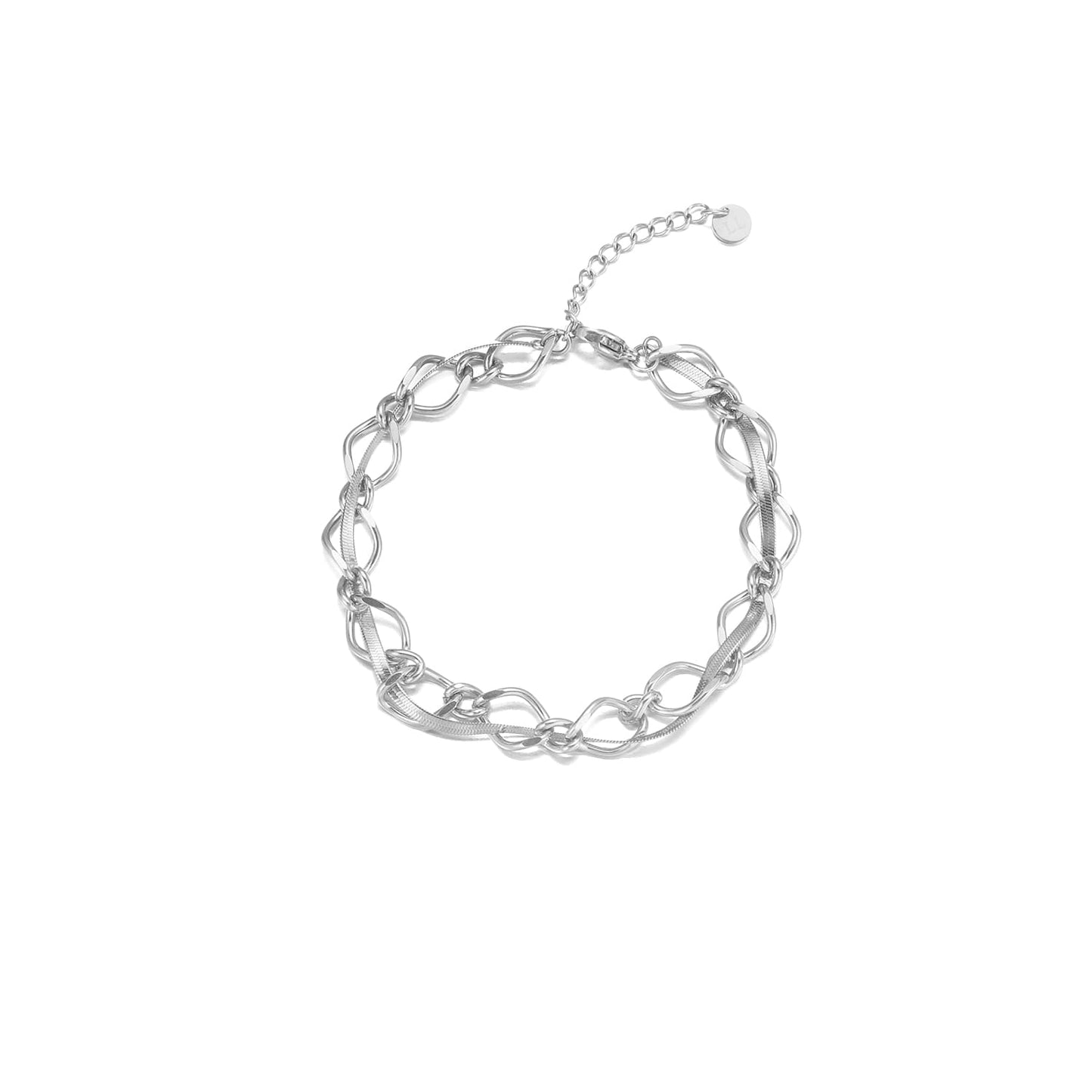 ''VLECHT ZILVEREN ARMBAND