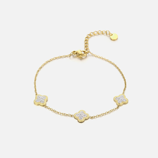 ''DIAMOND" GOUDEN ARMBAND