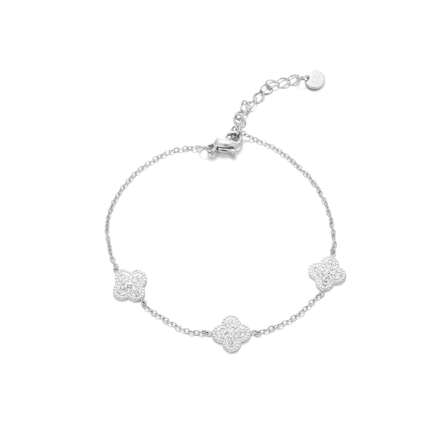 ''DIAMOND" ZILVEREN ARMBAND