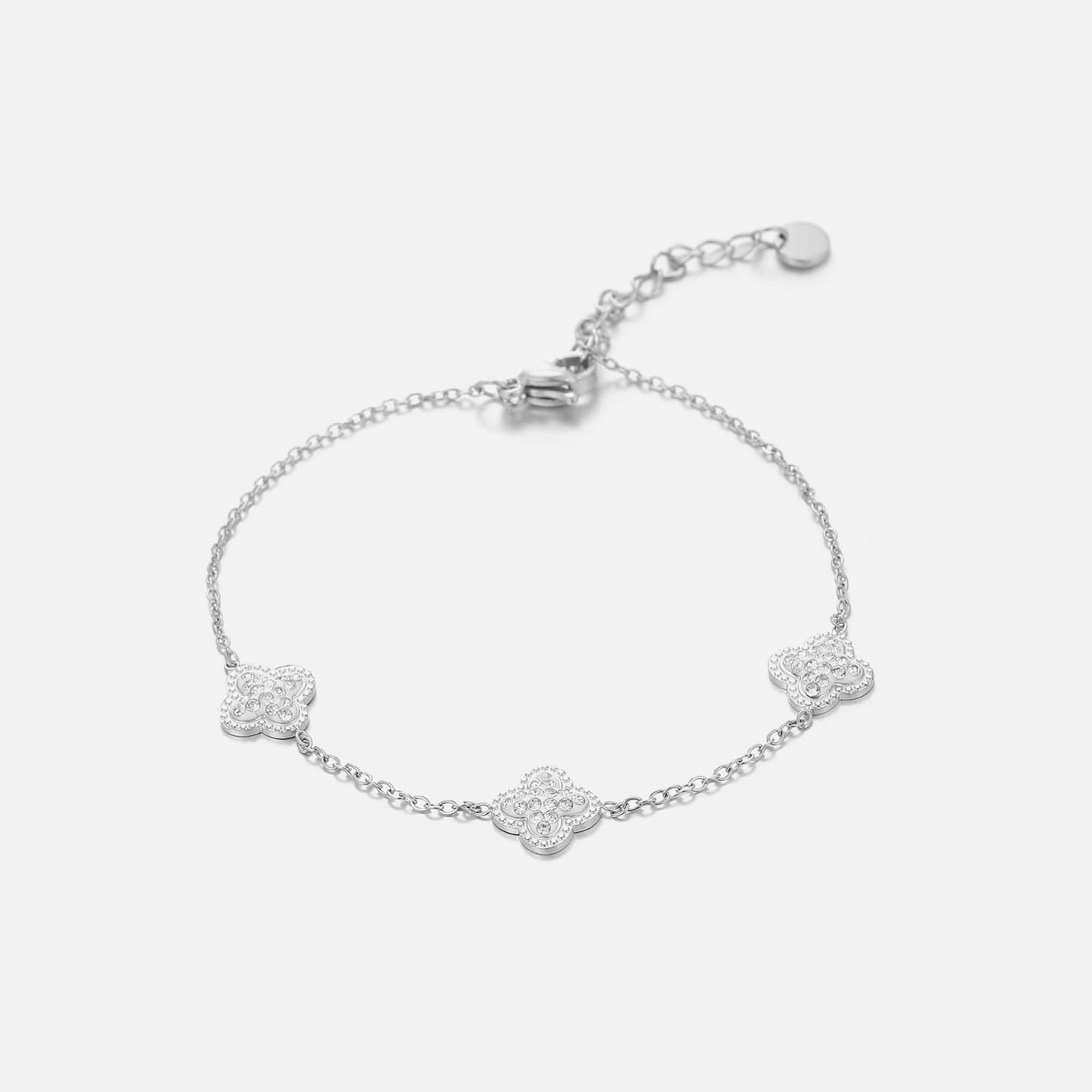 ''DIAMOND" ZILVEREN ARMBAND