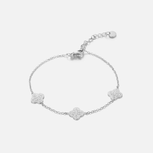 ''DIAMOND" ZILVEREN ARMBAND