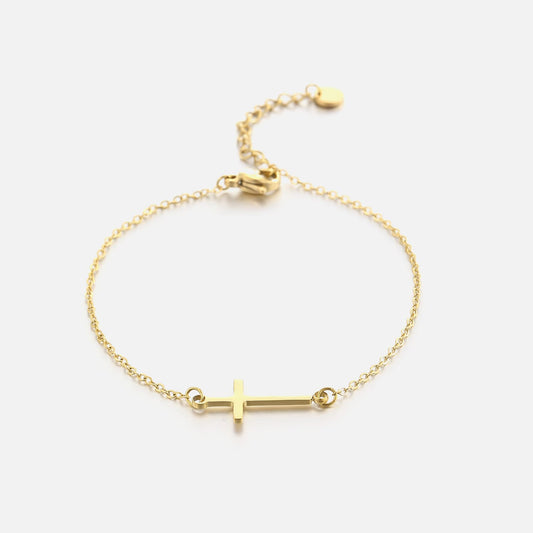 ''KRUISJE'' GOUDEN ARMBAND