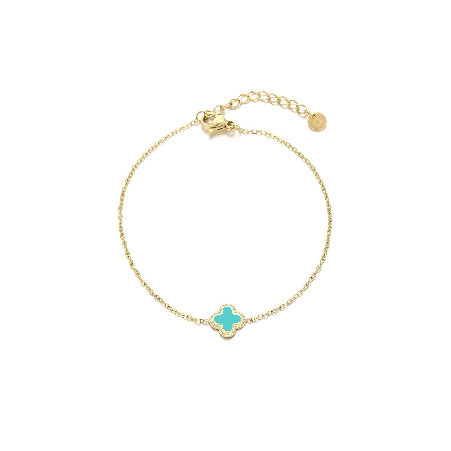 ''KLAVER MINT'' GOUDEN ARMBAND