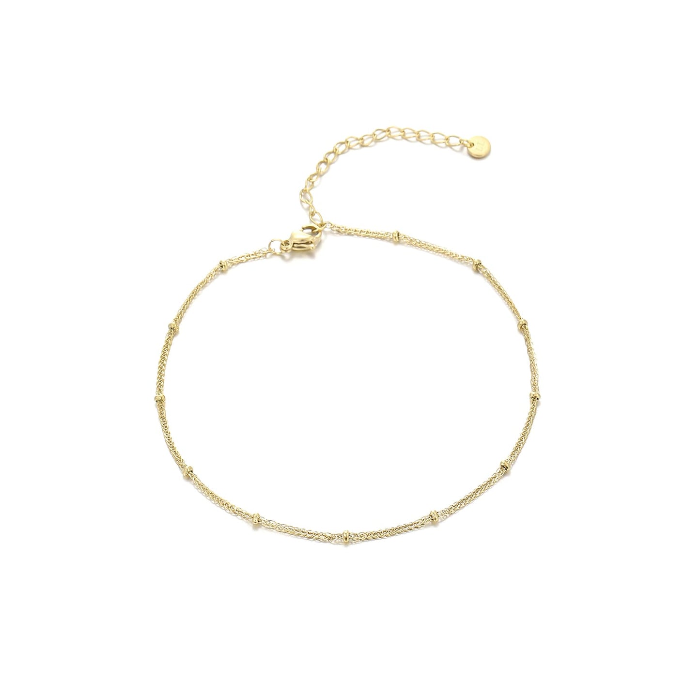 ''FANCY BOLLETJES'' GOUDEN ARMBAND