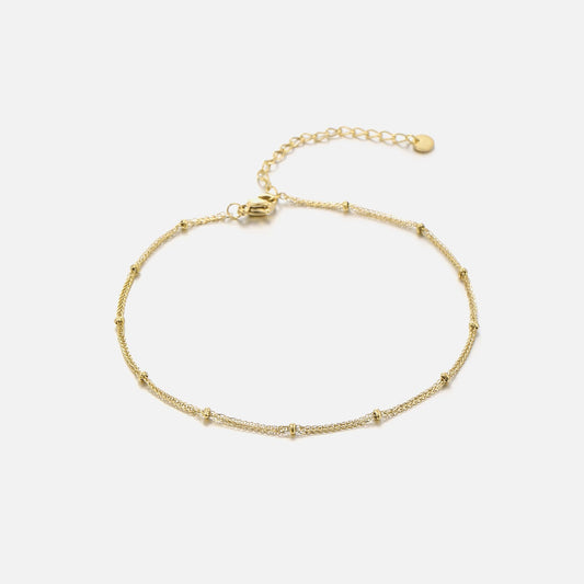 ''FANCY BOLLETJES'' GOUDEN ARMBAND