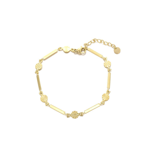 ''BLOCKCHAIN'' GOUDEN ARMBAND